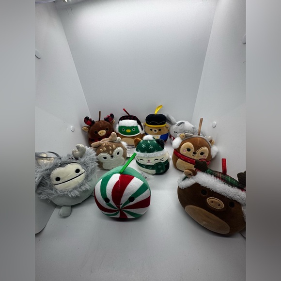 Squishmallows 4" Mini Plush Christmas Tree Ornaments 10pk Official Kellytoy - Picture 9 of 16